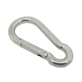 Boat Clip Stainless Steel Safety Spring Hook Carabiner, 3-1/8"