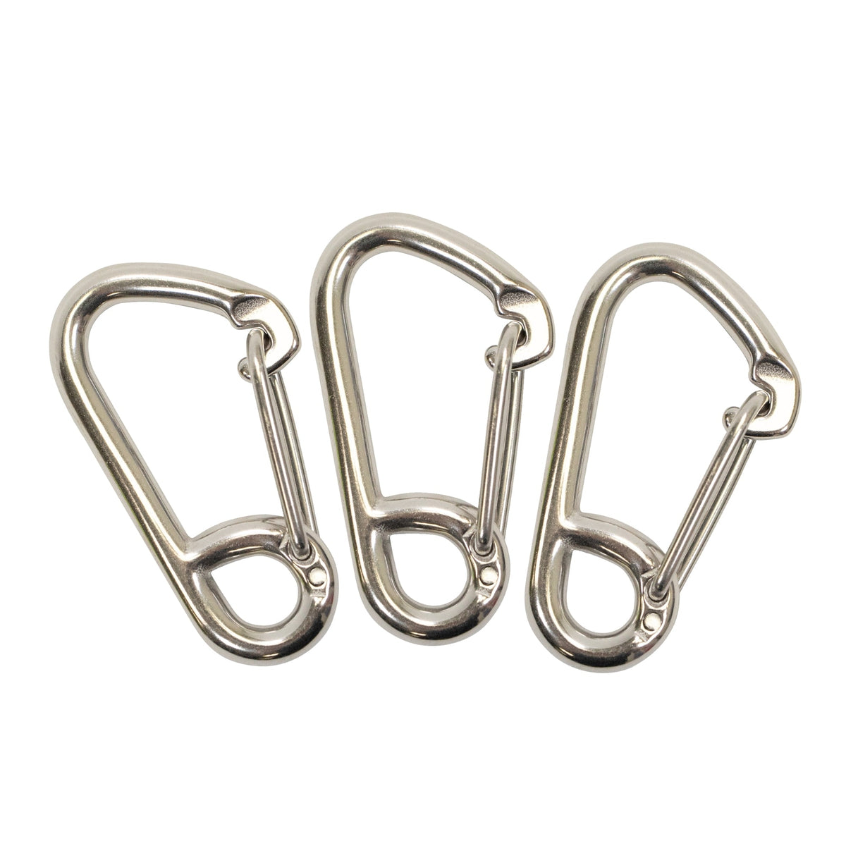 Scuba Choice Boat Marine Clip Stainless Steel Safety Spring Hook Carabiner, 3"