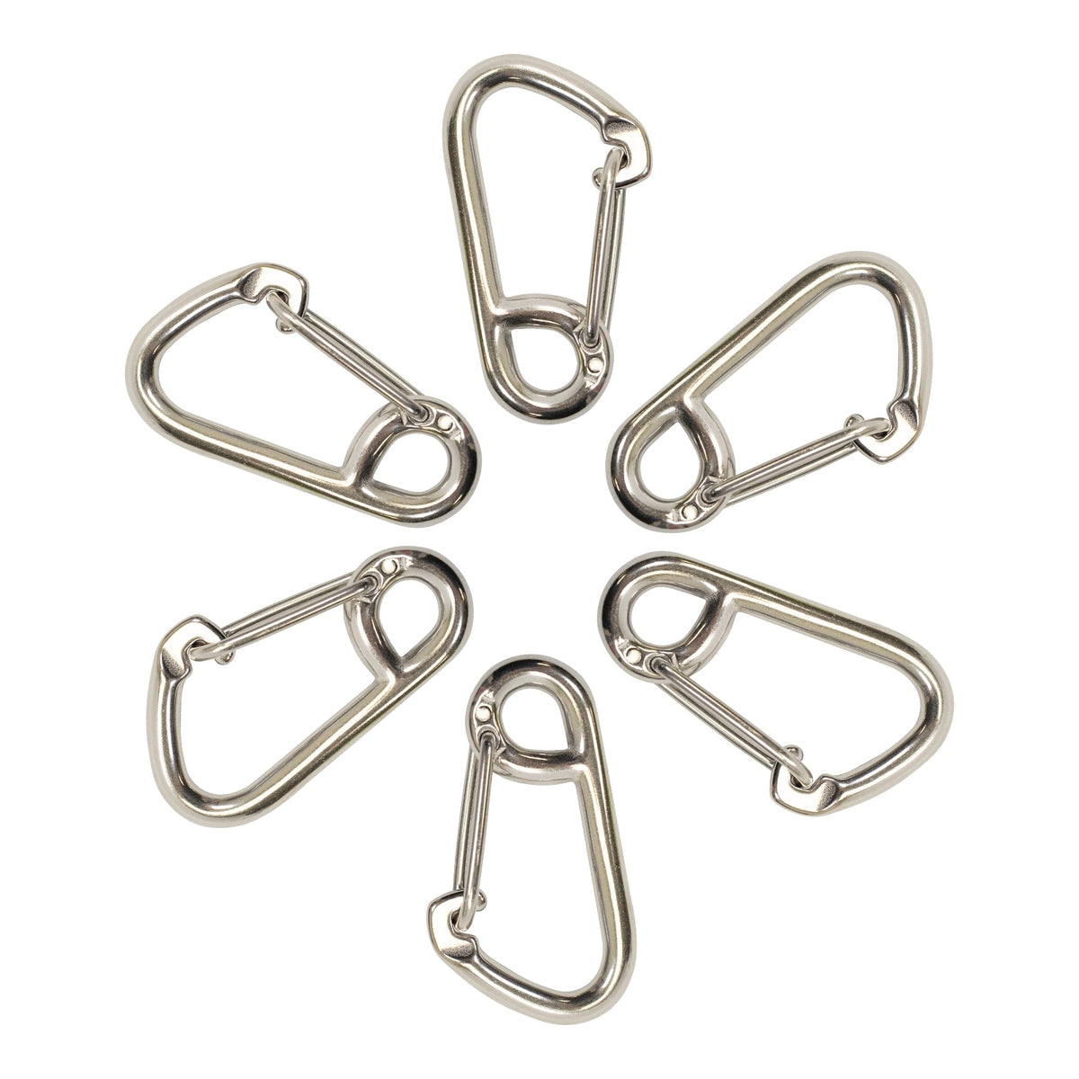 Scuba Choice Boat Marine Clip Stainless Steel Safety Spring Hook Carabiner, 3"