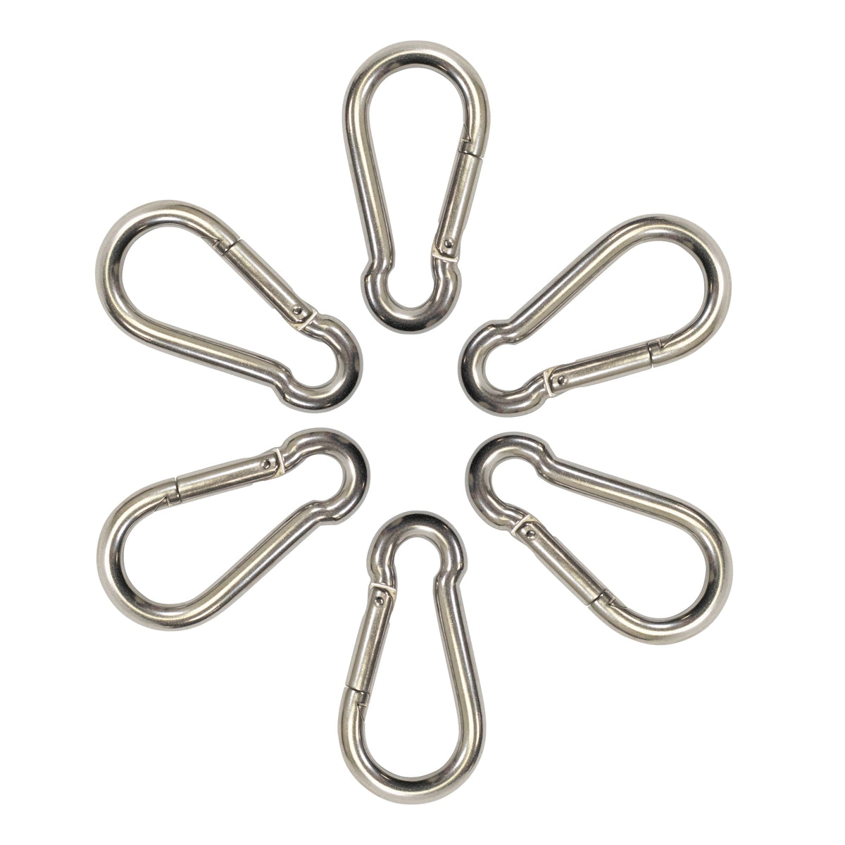Boat Clip Stainless Steel Safety Spring Hook Carabiner, 3-1/8"