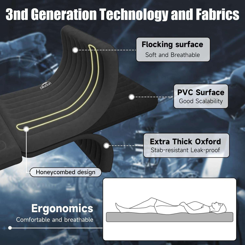 Thicken Backseat SUV/Car/Truck Air Mattress Air Bed Inflatible