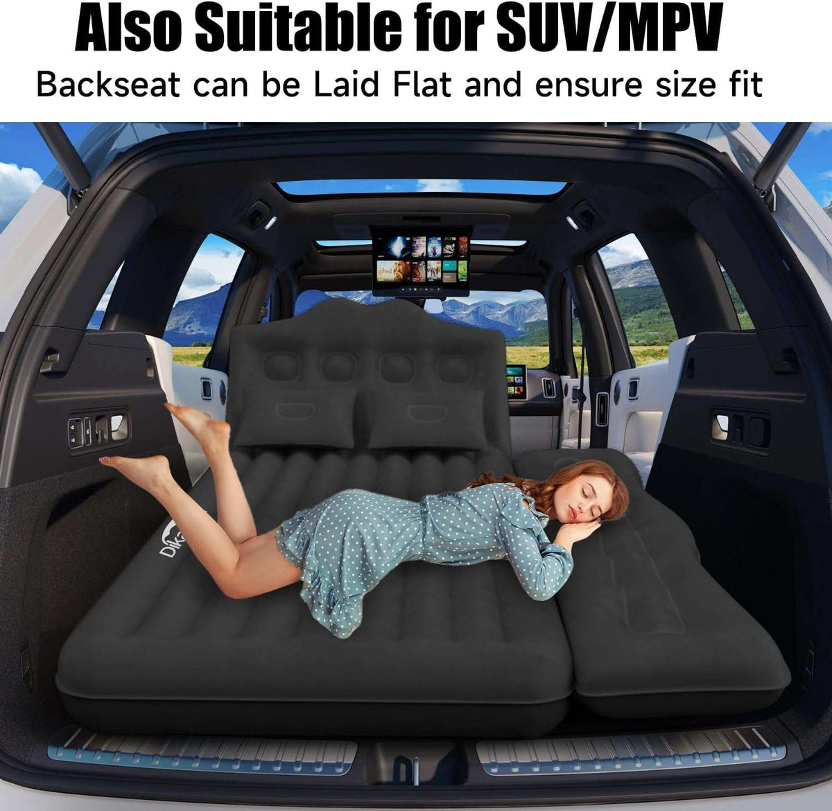 Thicken Backseat SUV/Car/Truck Air Mattress Air Bed Inflatible