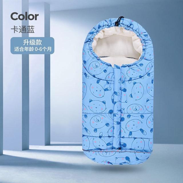 Newborn Winter Warm Baby Sleeping Bag Sleep sack For Stroller for Baby Sleep Sack Thickening Dual-use  For Baby Kids