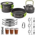 2-3 Person Non-Stick Camping Cookware Set, Portable Outdoor Picnic