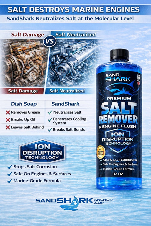 2-in-1 Boat Salt Wash & Engine Flush Boat Cleaner - 32oz